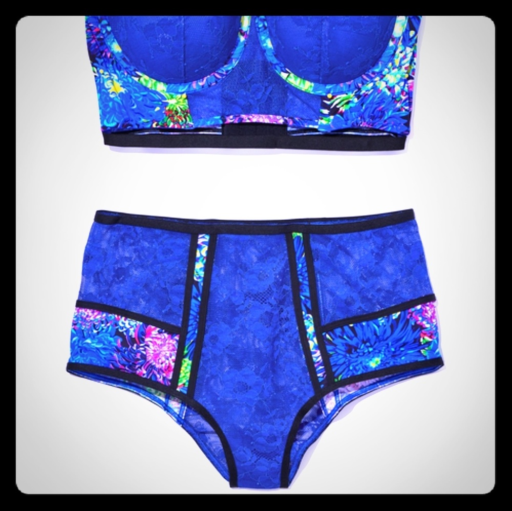 Mary Katrantzou x VS high-wasted panty